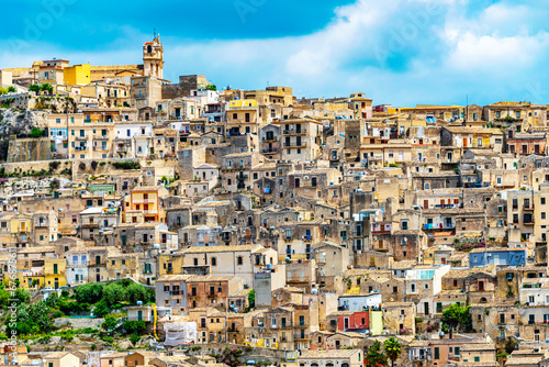 Architecture of Modica in Val di Noto, southern Sicily, Italy © monticellllo