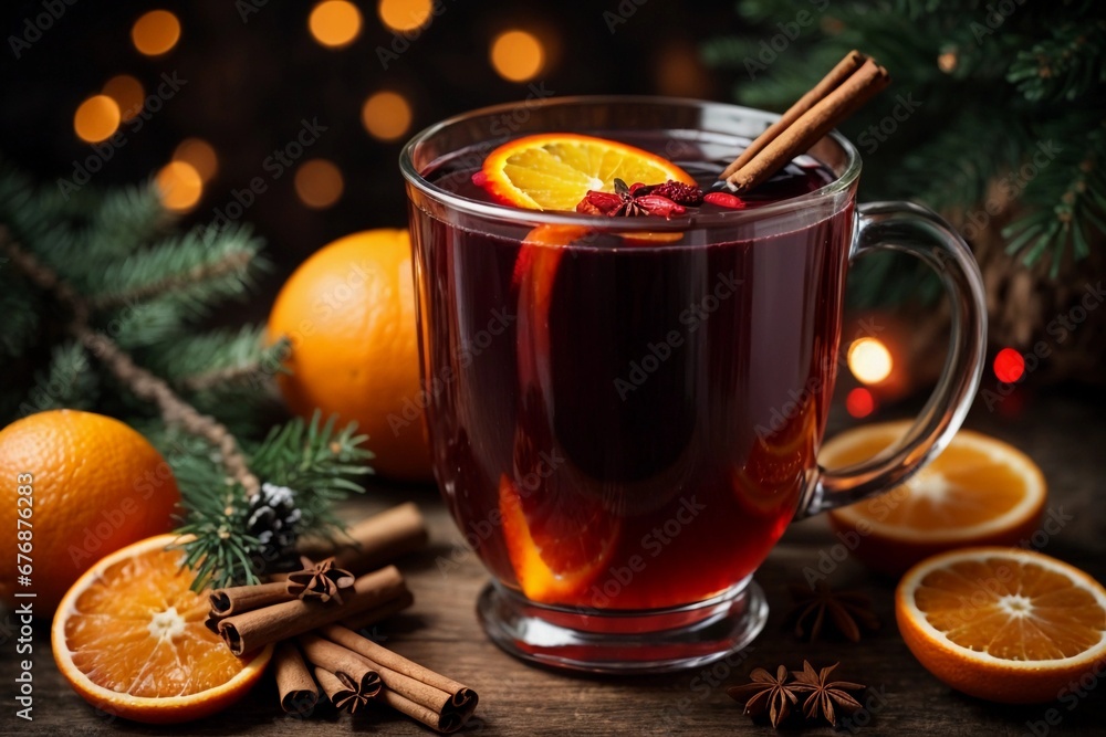 Mug of mulled wine Mug of mulled wine