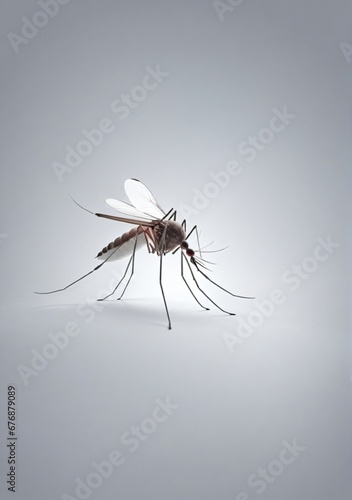 Mosquito Isolated On A White Background