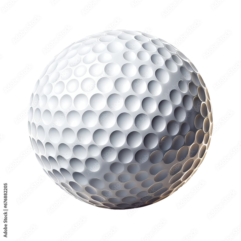 Close-up of a white dimpled golf ball, suitable for sports marketing and instructional content. Close-up of a white dimpled golf ball, suitable for sports marketing and instructional content.