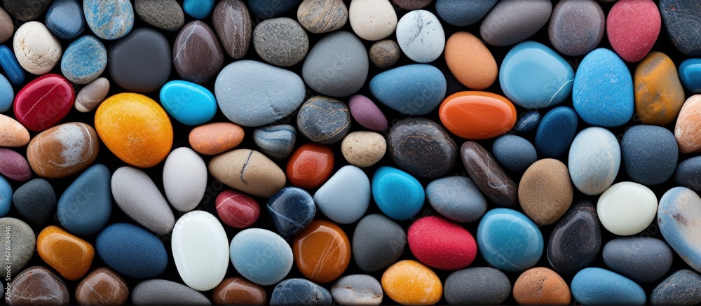 colorful pebble stone background colorful pebble stone background