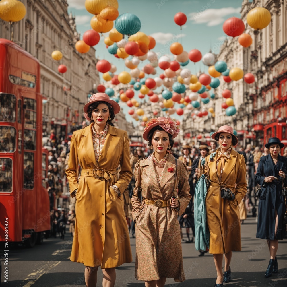 Vintage Ladies in Beautiful London