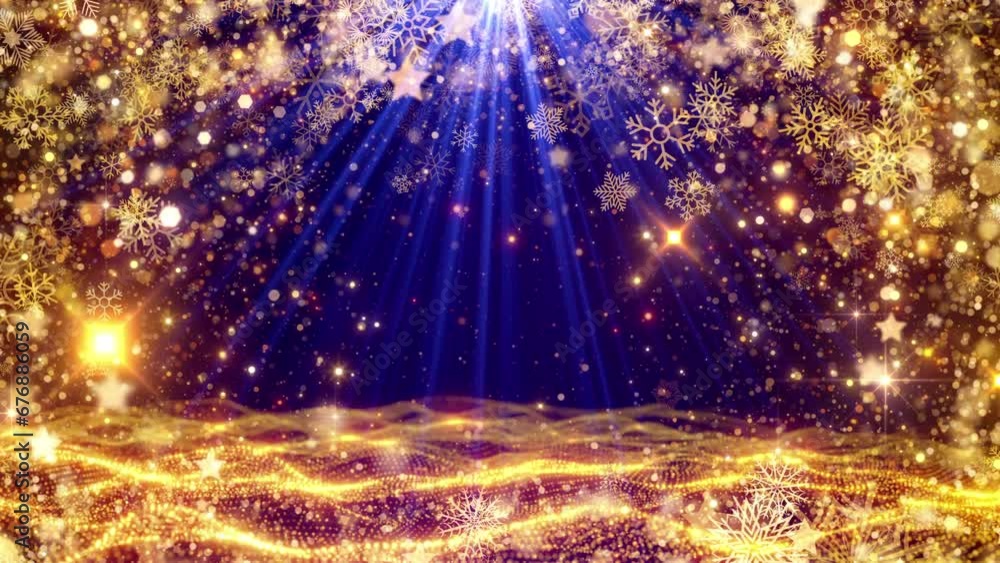 christmas wedding celebration loop background