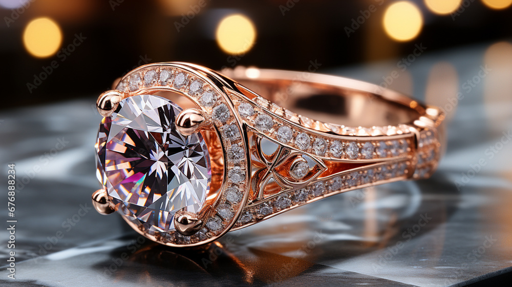 Diamond ring. Diamond ring.