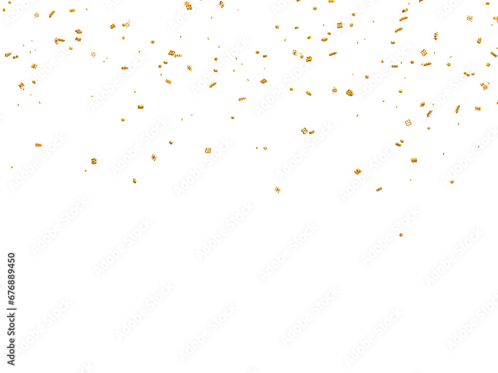 Realistic Golden Confetti and serpentine explosion For The Festival Party Ribbon Blast Carnival Elements Or Birthday Celebration Realistic Golden Confetti and serpentine explosion For The Festival Party Ribbon Blast Carnival Elements Or Birthday Celebration