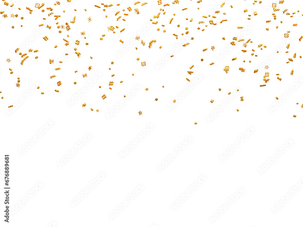 Realistic Golden Confetti and serpentine explosion For The Festival Party Ribbon Blast Carnival Elements Or Birthday Celebration Realistic Golden Confetti and serpentine explosion For The Festival Party Ribbon Blast Carnival Elements Or Birthday Celebration