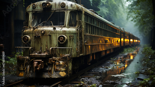 Old abandoned train.