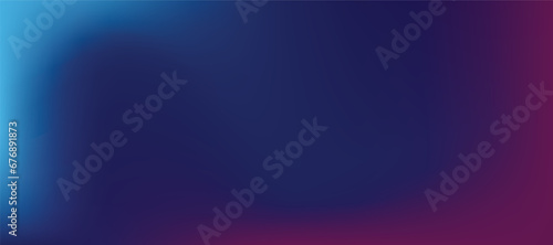Blue Purple Vibrant Gradient Vector Background. Fluid Lights Minimal Digital Gradient photo