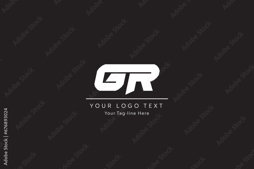 initial letter gr or rg logo vector design template initial letter gr or rg logo vector design template