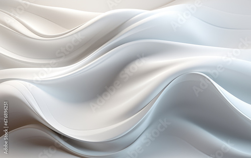 Wallpaper white line vector, in the style of futuristic chromatic waves, digitally enhanced Generated AI