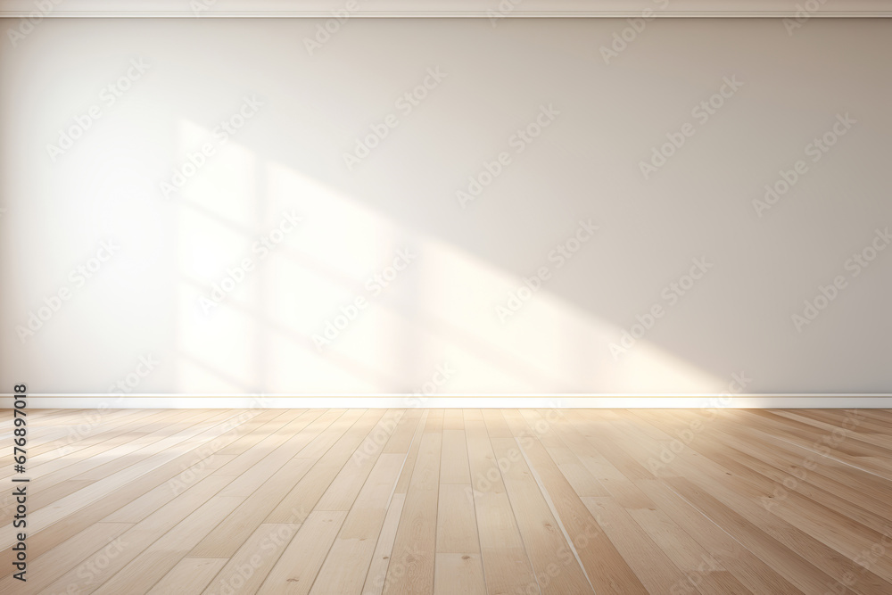 Modern white Interior with geometrical sunlight and shadows. Empty wall mockup Modern white Interior with geometrical sunlight and shadows. Empty wall mockup