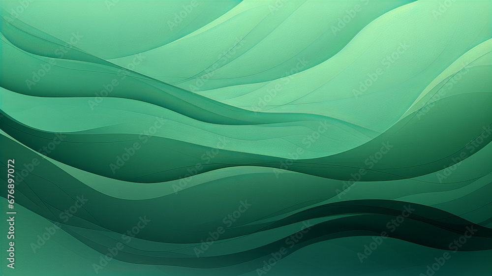abstract wave in light and dark green colors, in the style of subtle gradients abstract wave in light and dark green colors, in the style of subtle gradients