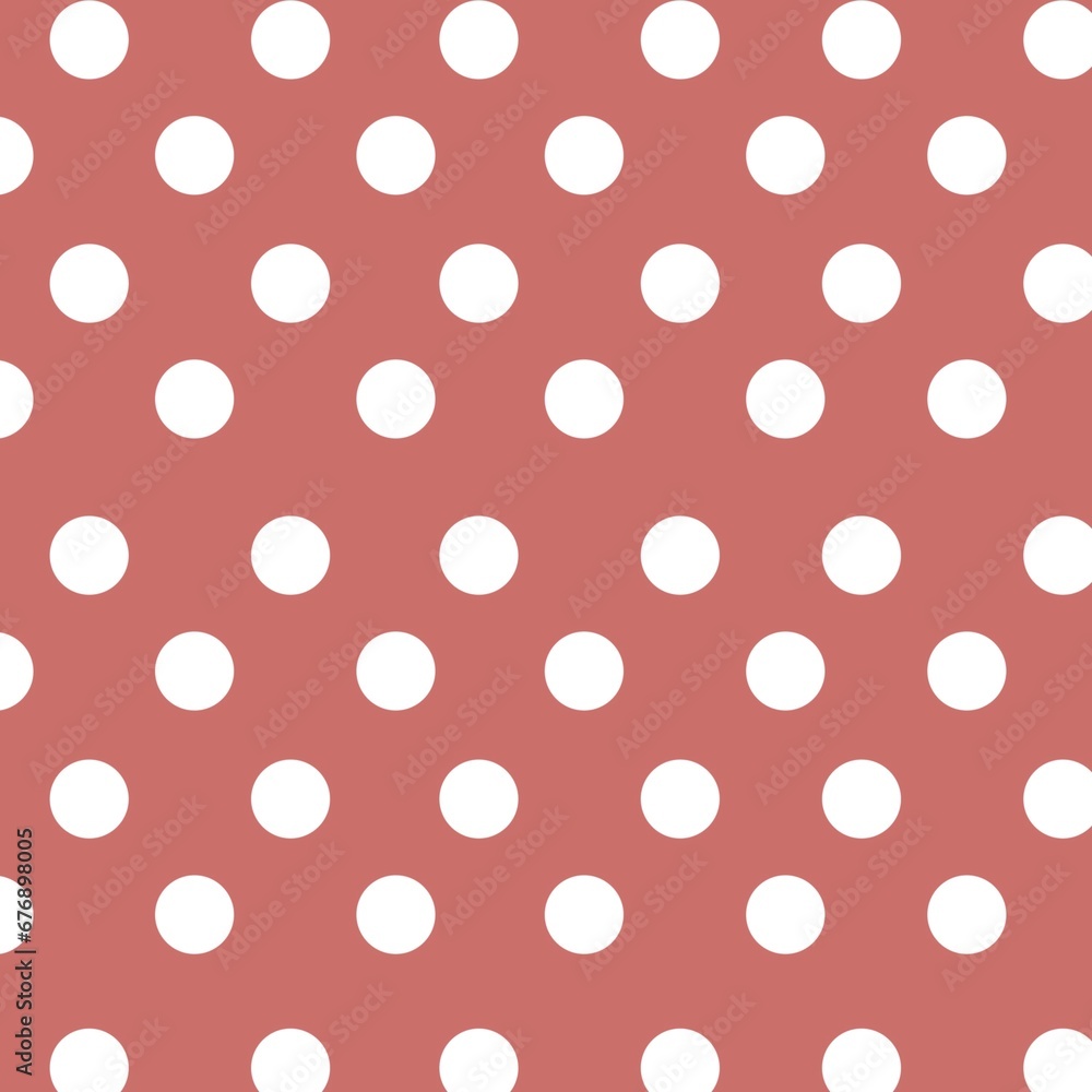 Green and red polka dot circle bubble pattern for Christmas festival 