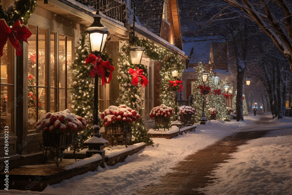 Joyful Holiday: Charming Memories, Frosty Scenes, Sparkling Lights, Family Traditions.