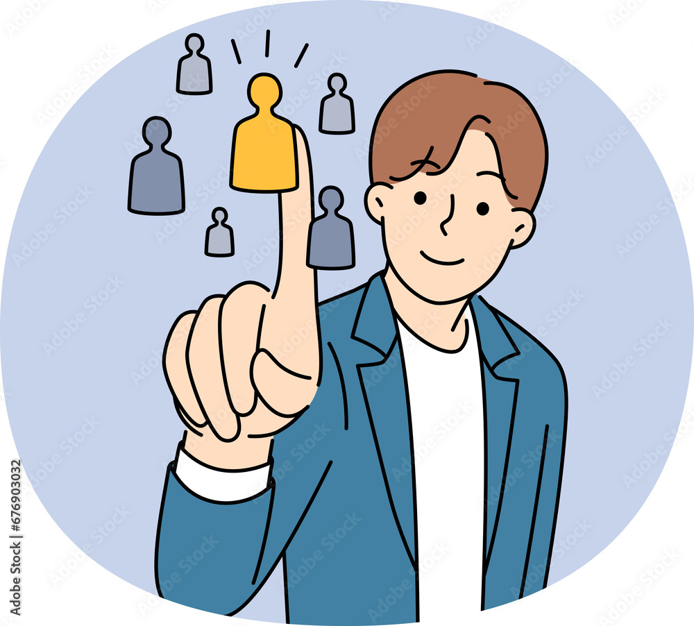 Businessman connect with business partner icon Businessman connect with business partner icon