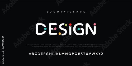 DESIGN modern urban alphabet fonts. Typography sport, technology, fashion, digital, future creative logo font. vector illustration