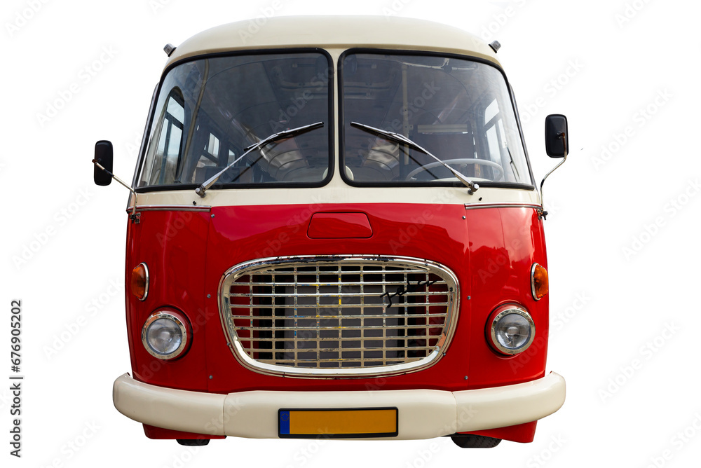 Retro bus from the 60s of the 20th century, currently used for tourist trips. PNG Retro bus from the 60s of the 20th century, currently used for tourist trips. PNG