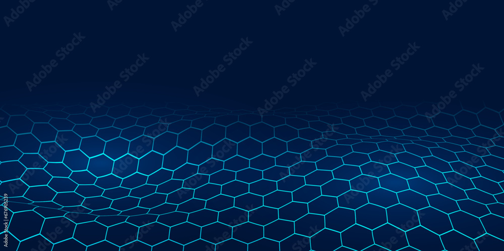 hexagon concept design abstract technology background vector hexagon concept design abstract technology background vector
