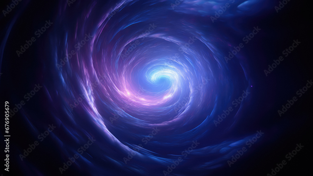 Vibrant Vortex in Space, Black Hole Vibrant Vortex in Space, Black Hole
