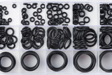 Set of rubber rings for plumbing.