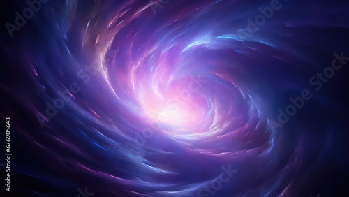 Vibrant Vortex in Space, Black Hole
