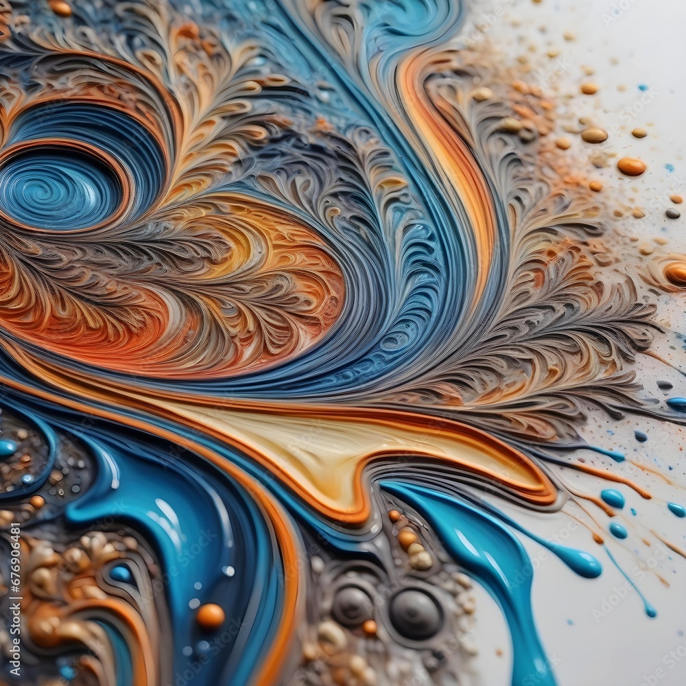 Chromatic Dreams: A Burst of Colors on Acrylic Chromatic Dreams: A Burst of Colors on Acrylic