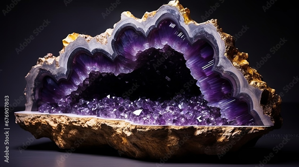 Obraz premium Stunning Amethyst Geode