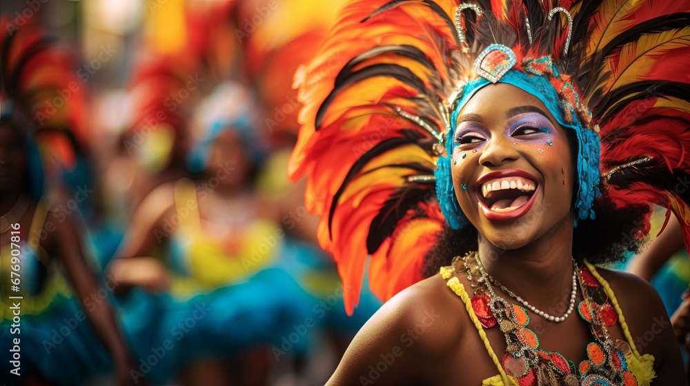 Spirit of Barranquilla: A Carnival of Cultures - obrazy, fototapety, plakaty 