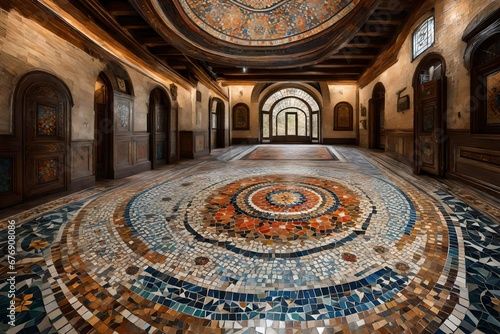 colorful and intricate mosaic tiles into flooring, tabletops, and decorative elements, reflecting the region's rich artistic heritage