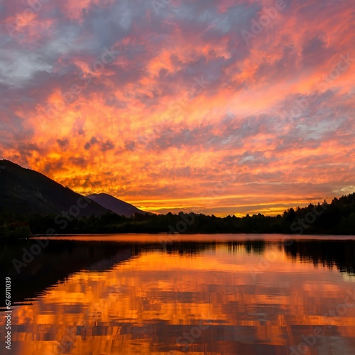 sunset on the lake © webimad