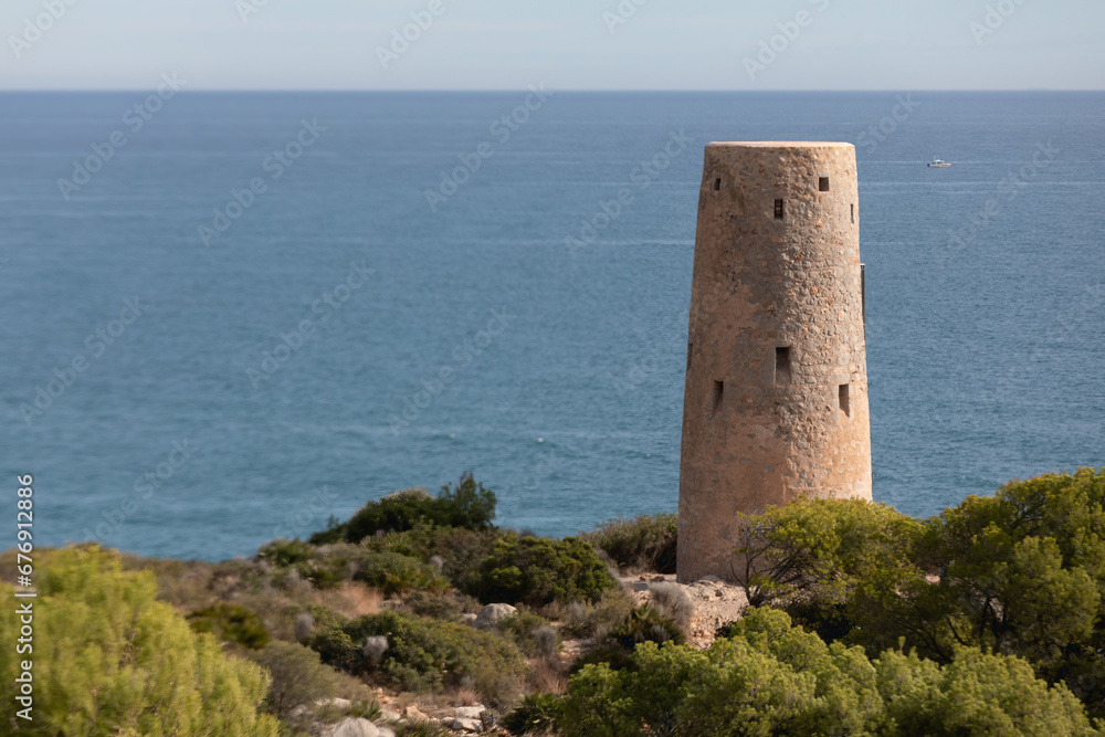 Colomera Watchtower: Historic Charm in Oropesa del Mar, Spain | Iconic Torre de la Corda Landscape Photography