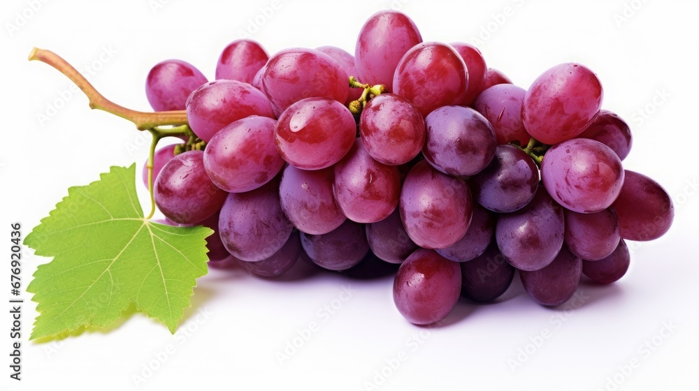 Blue grapes on white background. Blue grapes on white background.