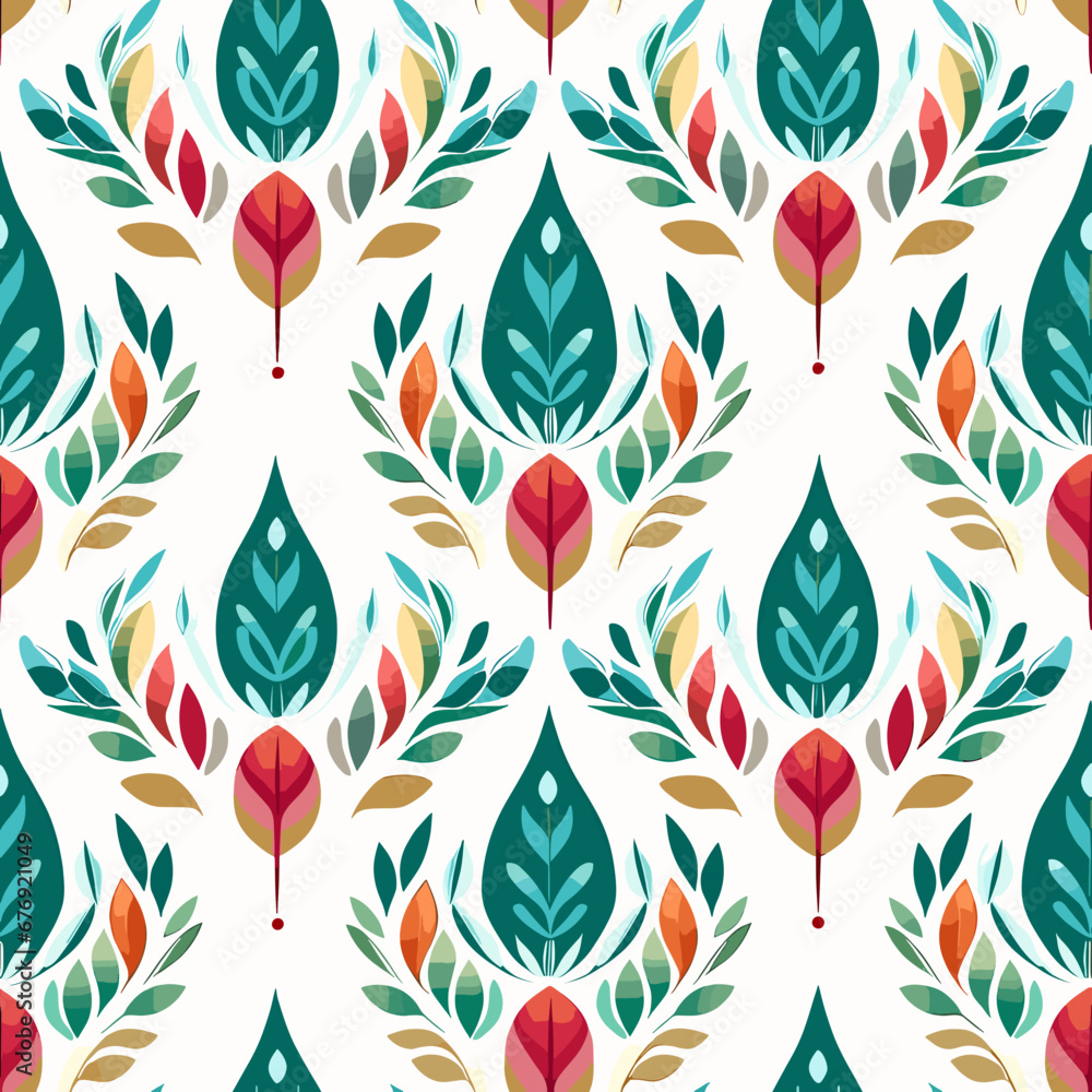 Seamless Christmas Gift Wrapping Paper Texture Repeatable Pattern Tiled Decorative Wallpaper Design Colorful Tree Xmas SVG Vector Seamless Christmas Gift Wrapping Paper Texture Repeatable Pattern Tiled Decorative Wallpaper Design Colorful Tree Xmas SVG Vector