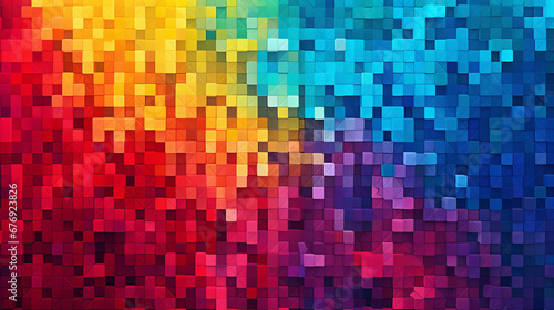 Colorful Geometric Background Pattern with Vibrant Textures
