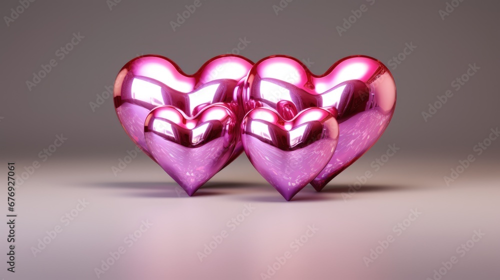 Inflated pink glossy heart shape balloon background. Valentine's, Mother's Day concept. Look like 3d. Cute Symbol of love. For card, party, design, flyer, poster, decor, banner, web, advertising. Inflated pink glossy heart shape balloon background. Valentine's, Mother's Day concept. Look like 3d. Cute Symbol of love. For card, party, design, flyer, poster, decor, banner, web, advertising.