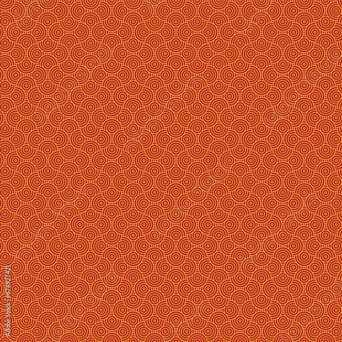 Oriental style gold on red pattern with line and shape for celebration background, backdrops, surface designing etc