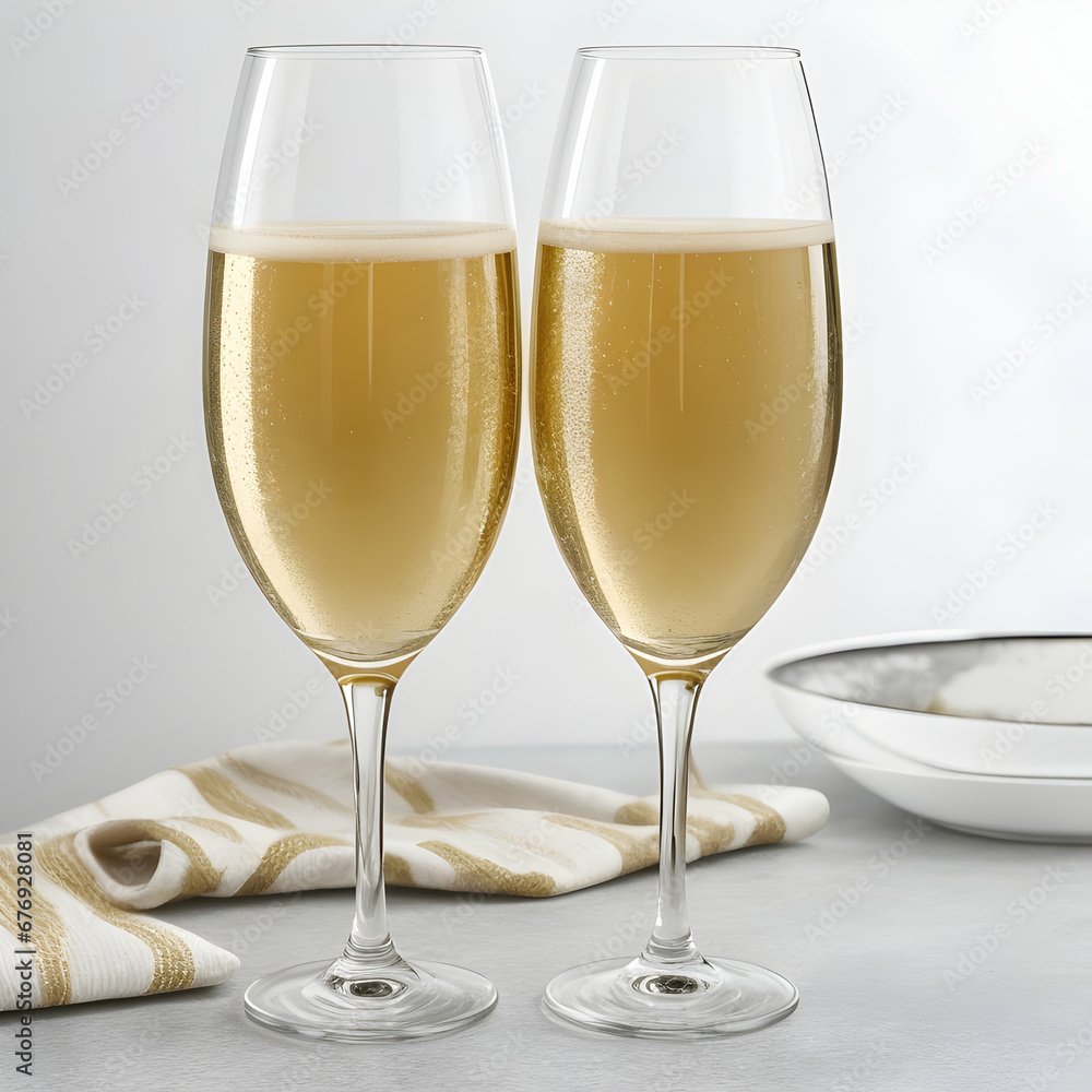 two glasses of champagne two glasses of champagne