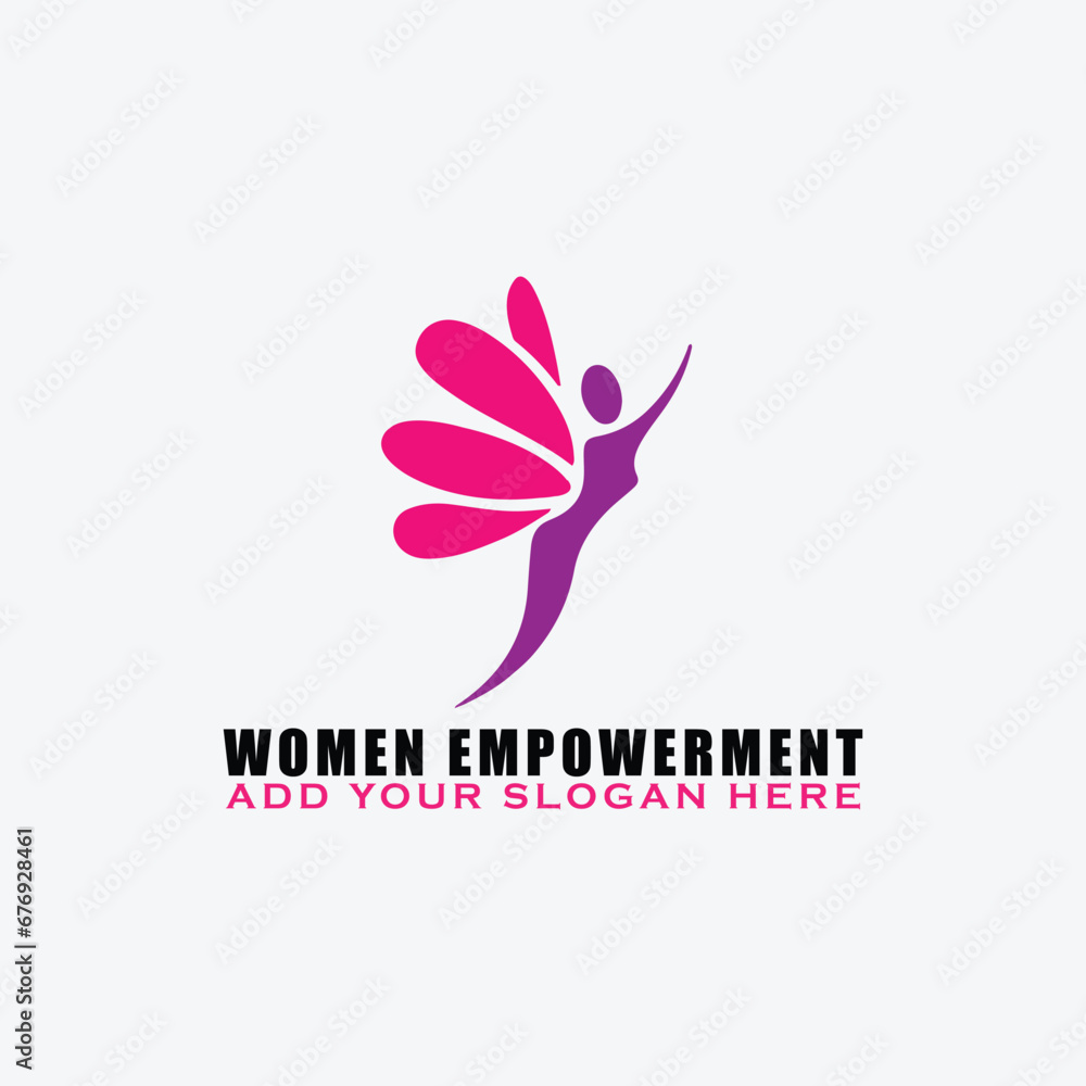 women empowerment logo design vector format women empowerment logo design vector format
