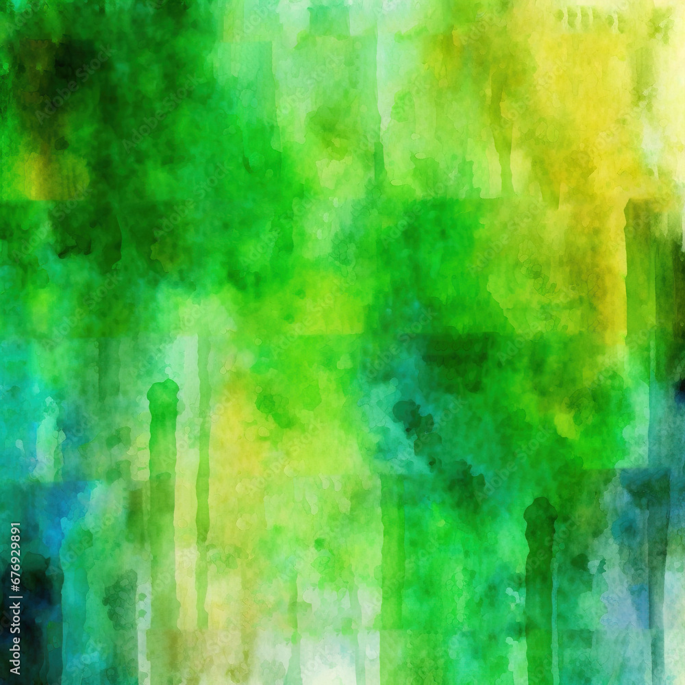 Pastel Emerald Serenity Canvas