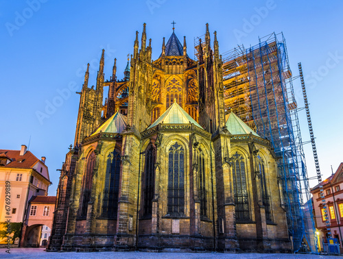St. Vitus Cathedral in Prague, Czech Republic photo