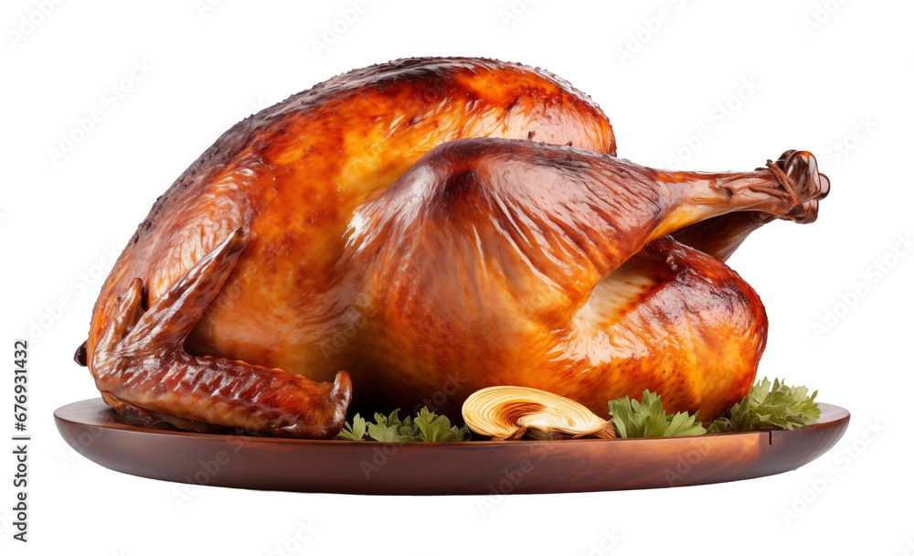 roasted turkey on a white background roasted turkey on a white background