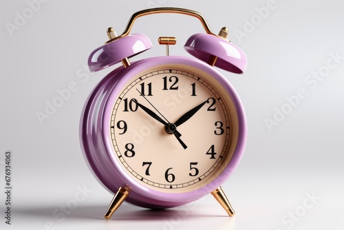 Wallpaper Mural A purple alarm clock sitting on top of a table. Torontodigital.ca