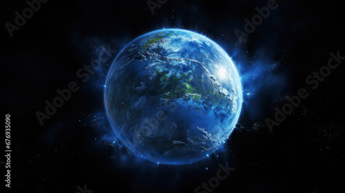 une planète jumèle de la Terre découverte - vue d'artiste © Fox_Dsign