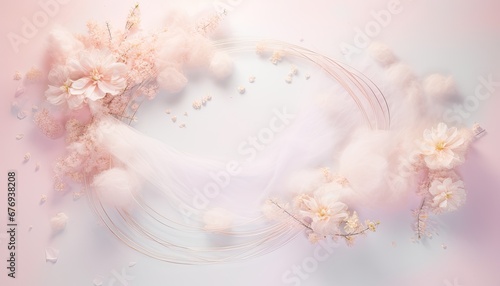 Newborn baby nest or crib backdrop, photoshop overlay, pastel pink colors