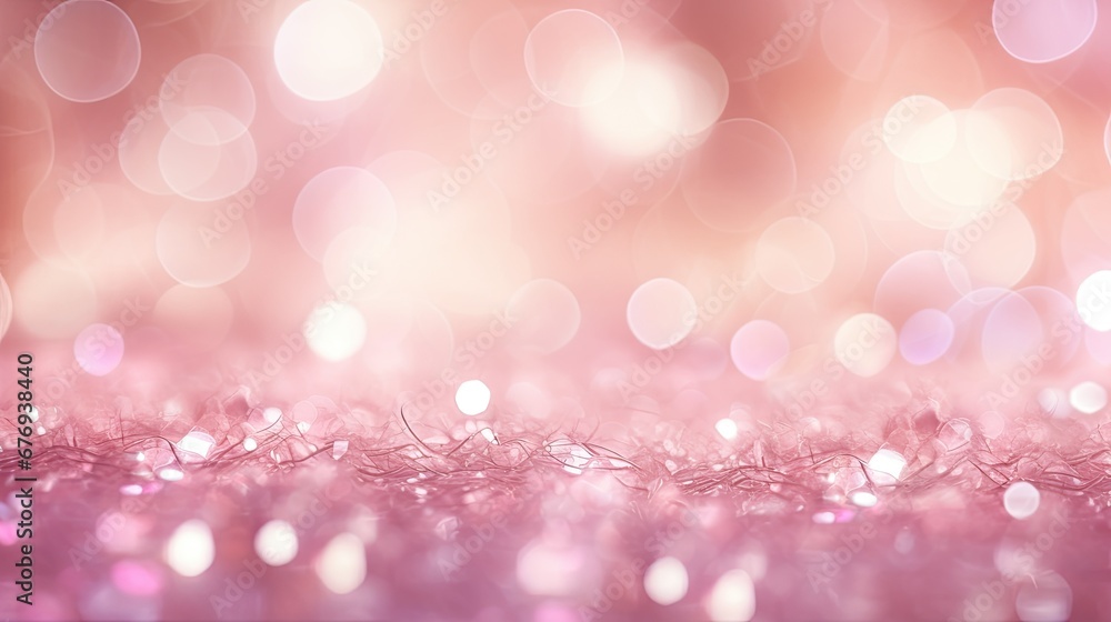 Pink glitter abstract backgrounf of glitter. Bokeh with light Glitter and diamond dust, subtle tonal variations Pink glitter abstract backgrounf of glitter. Bokeh with light Glitter and diamond dust, subtle tonal variations