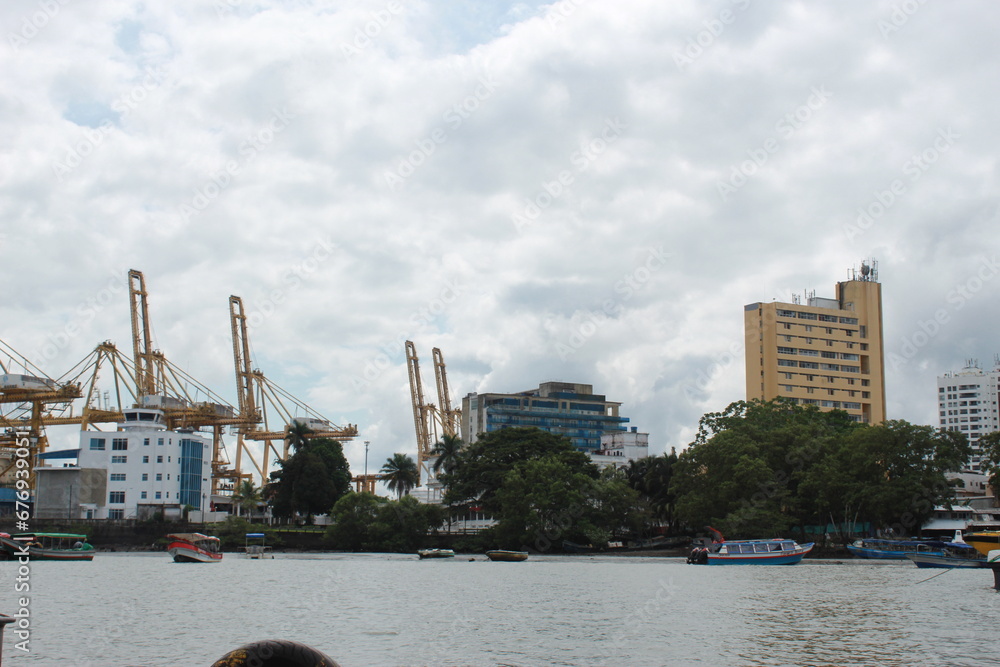 Obraz premium Buenaventura port in valle del cauca colombia