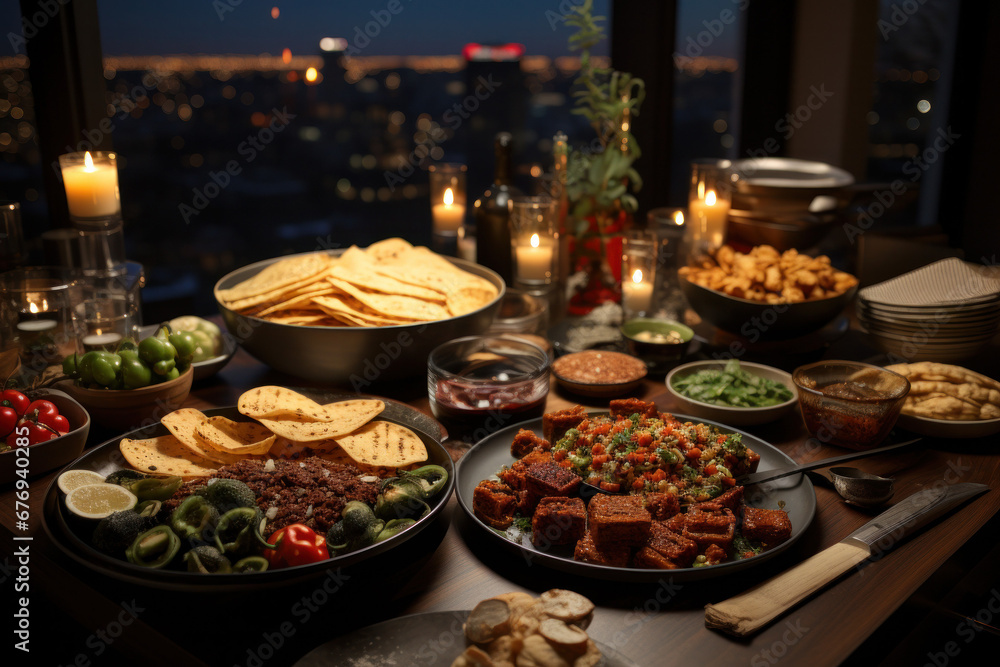 Festive Feast: A Culinary Wonderland of Joy, Bringing Loved Ones Together for a Merry Christmas Celebration (AI Generated) Festive Feast: A Culinary Wonderland of Joy, Bringing Loved Ones Together for a Merry Christmas Celebration (AI Generated)