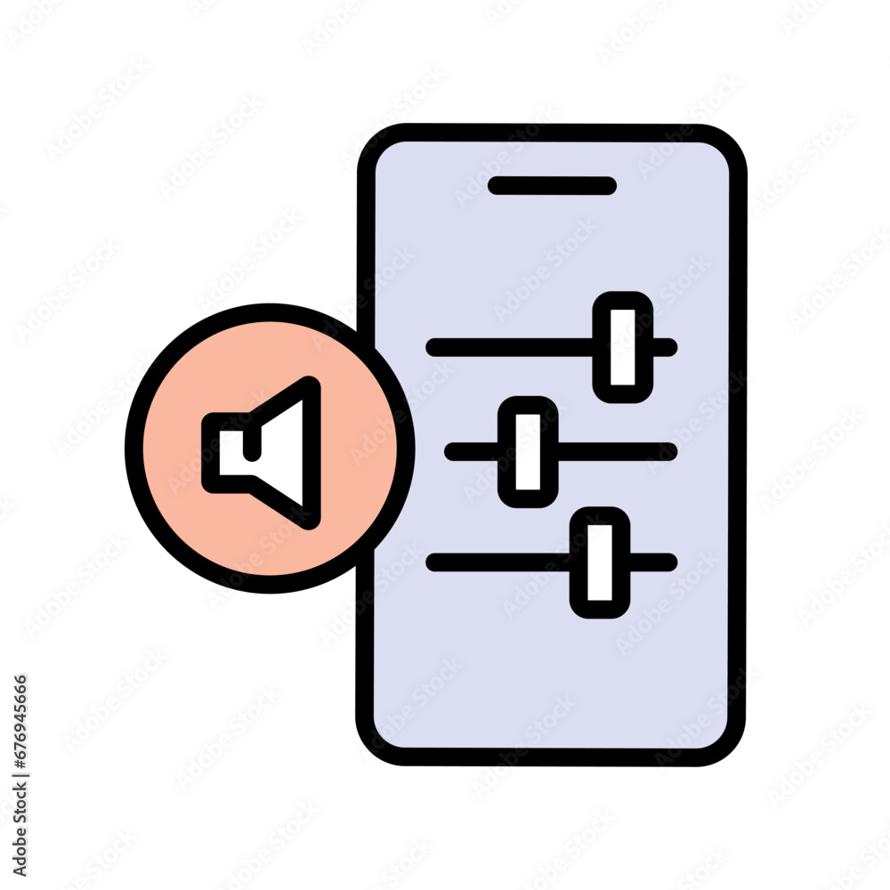 Volume Mute Icon Symbols. Adjustment Button Pictogram. Multimedia adjusting symbol. Volume Mute Icon Symbols. Adjustment Button Pictogram. Multimedia adjusting symbol.
