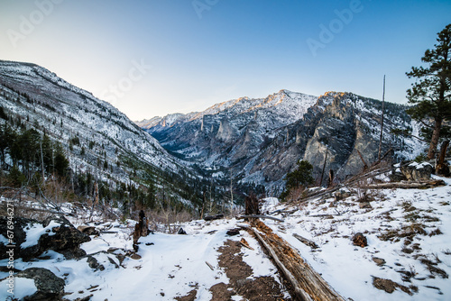 Wintery Mountain Canyon photo
