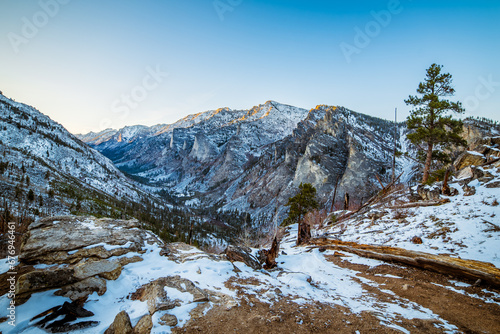 Alpenglow At Canyon Overlook photo
